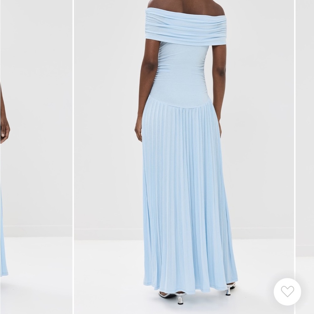 Lioness Strapless Light Blue Maxi Dress